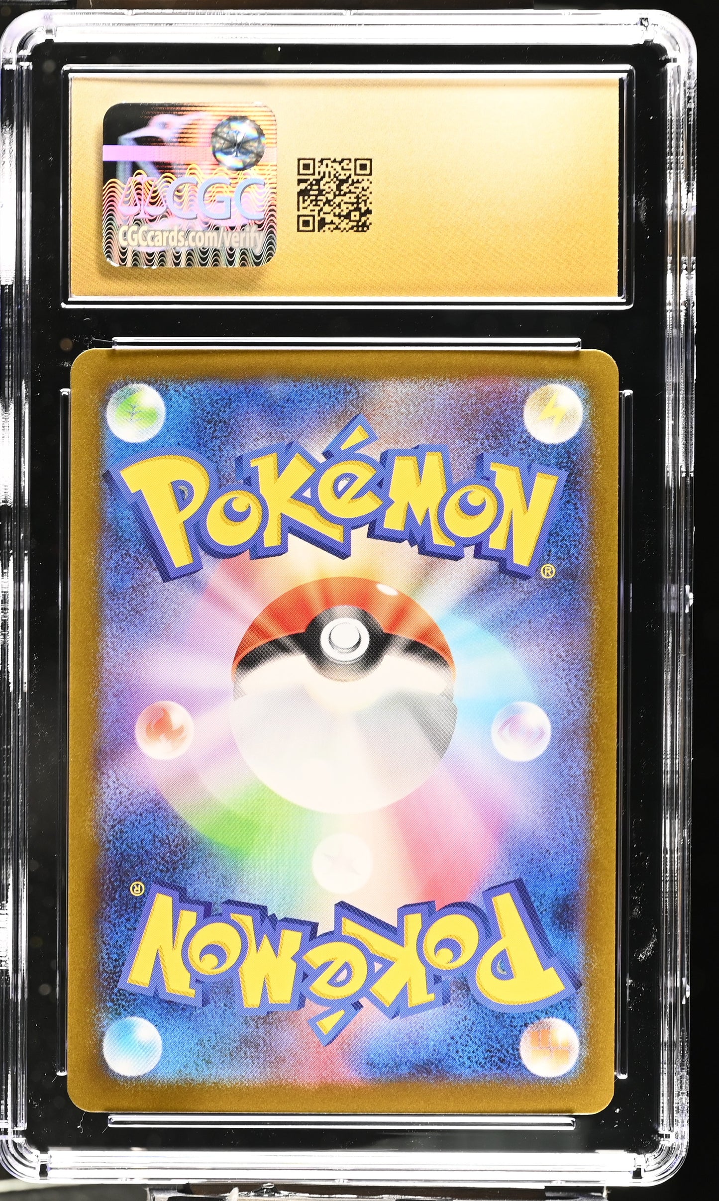 Swoobat #117/086 Pokemon Japanese White Flare Graded CGC 10 Pristine (Back)