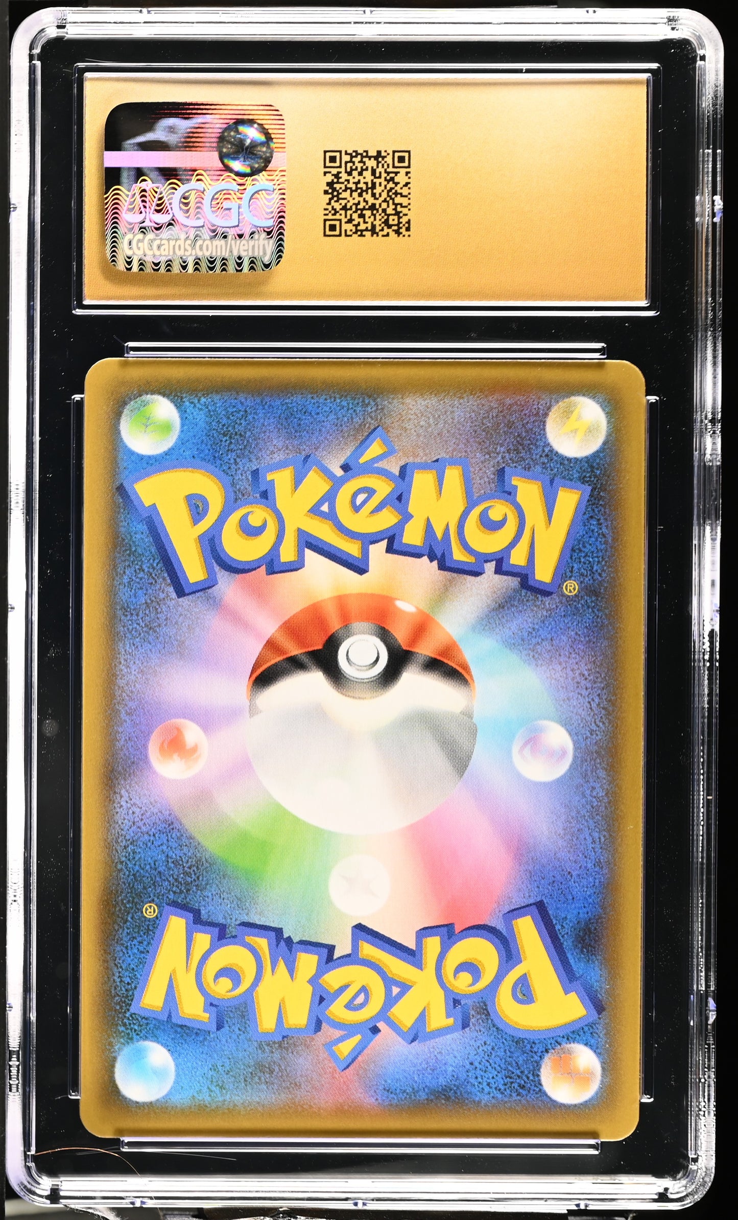 Umbreon V #047/069 Pokemon Eevee Heroes Graded CGC 10 Pristine (Back)