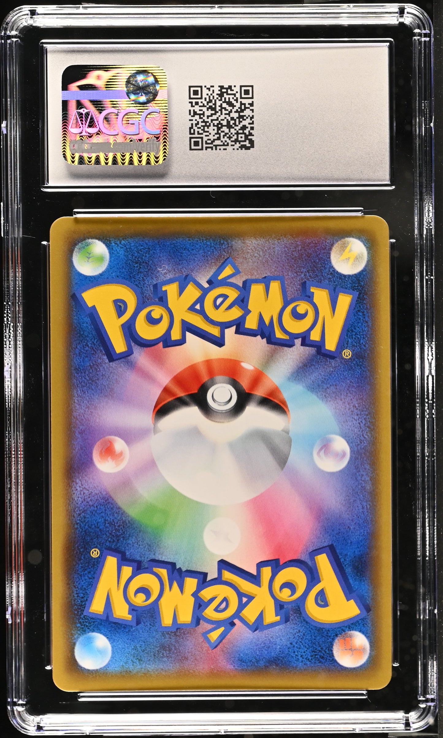 Charizard #012/100 Pokemon Japanese Amazing Volt Tackle Graded CGC 10 (Back)