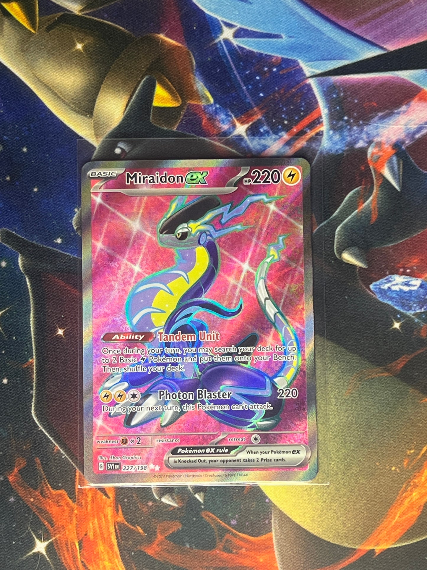 Miraidon Ex #227 Pokemon Scarlet & Violet