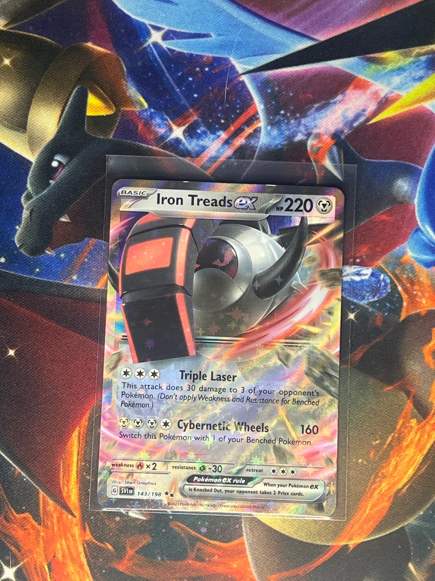 Iron Treads Ex #143 Pokemon Scarlet & Violet