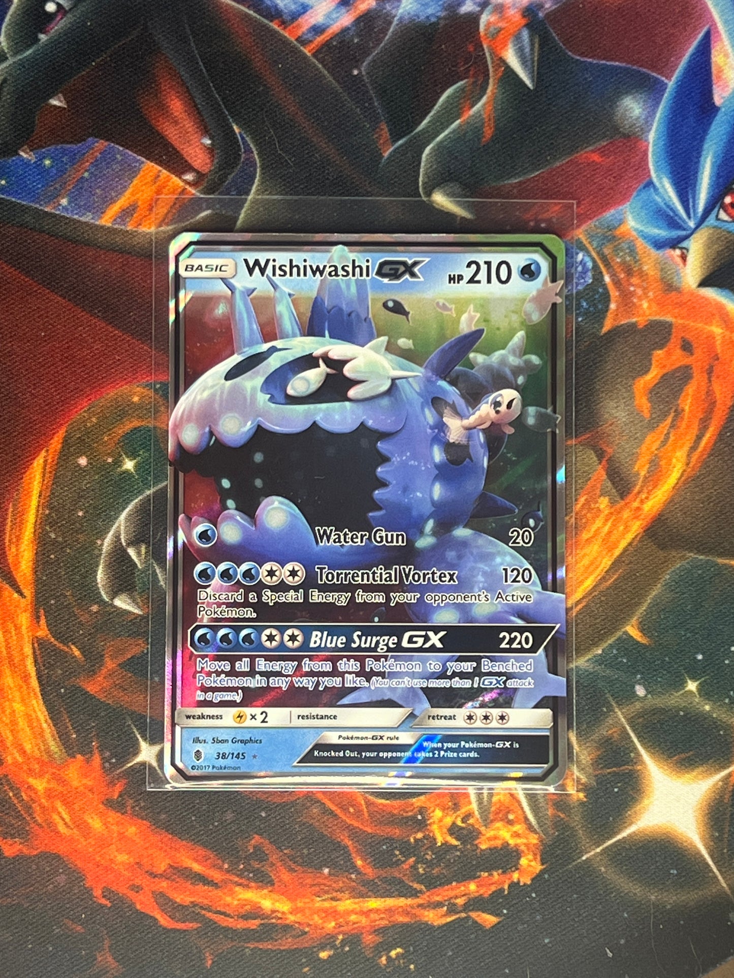 Wishiwashi GX #38 Pokemon Guardians Rising