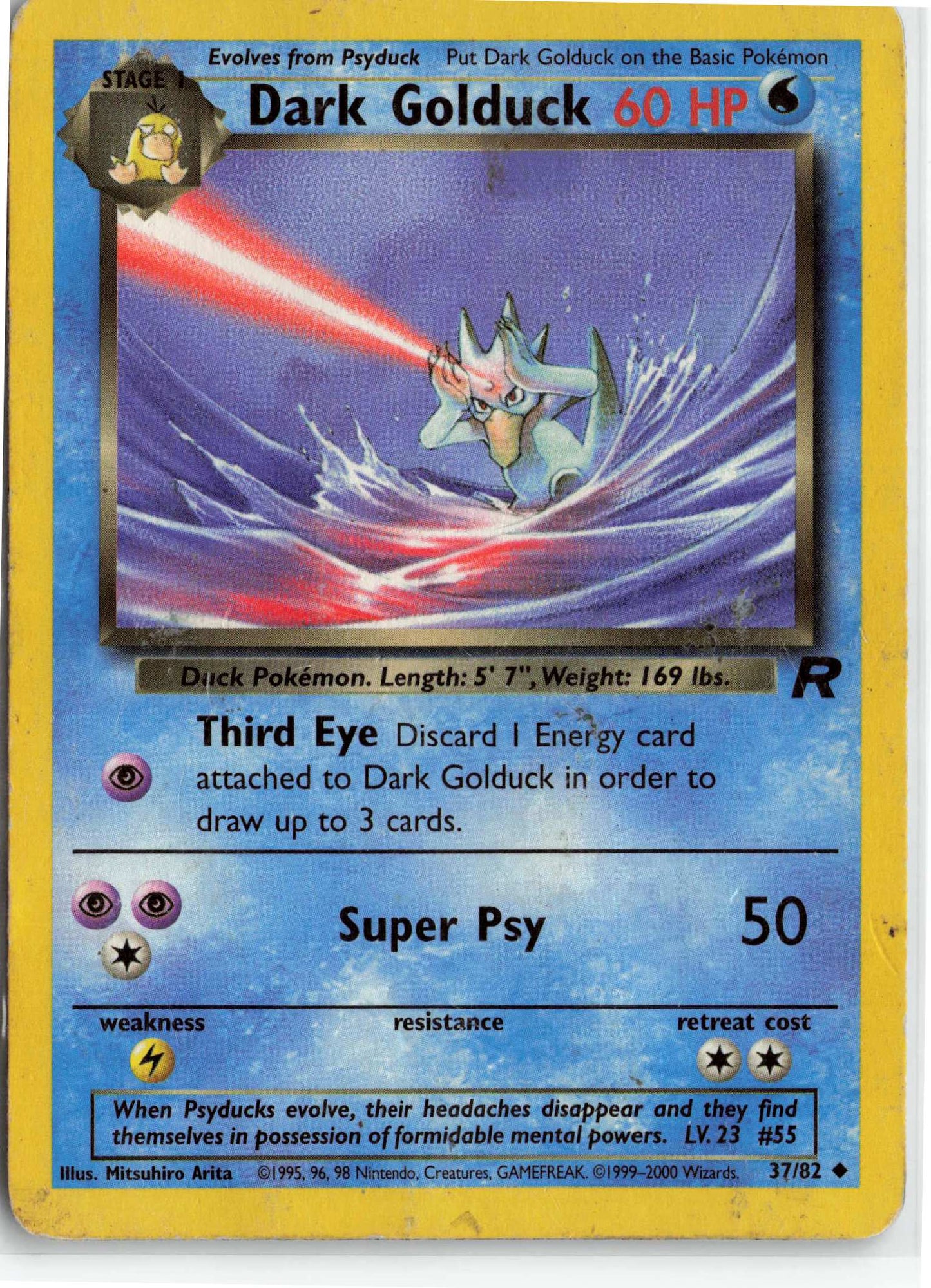 Dark Golduck 37/82, HP Condition, Pokemon Team Rocket