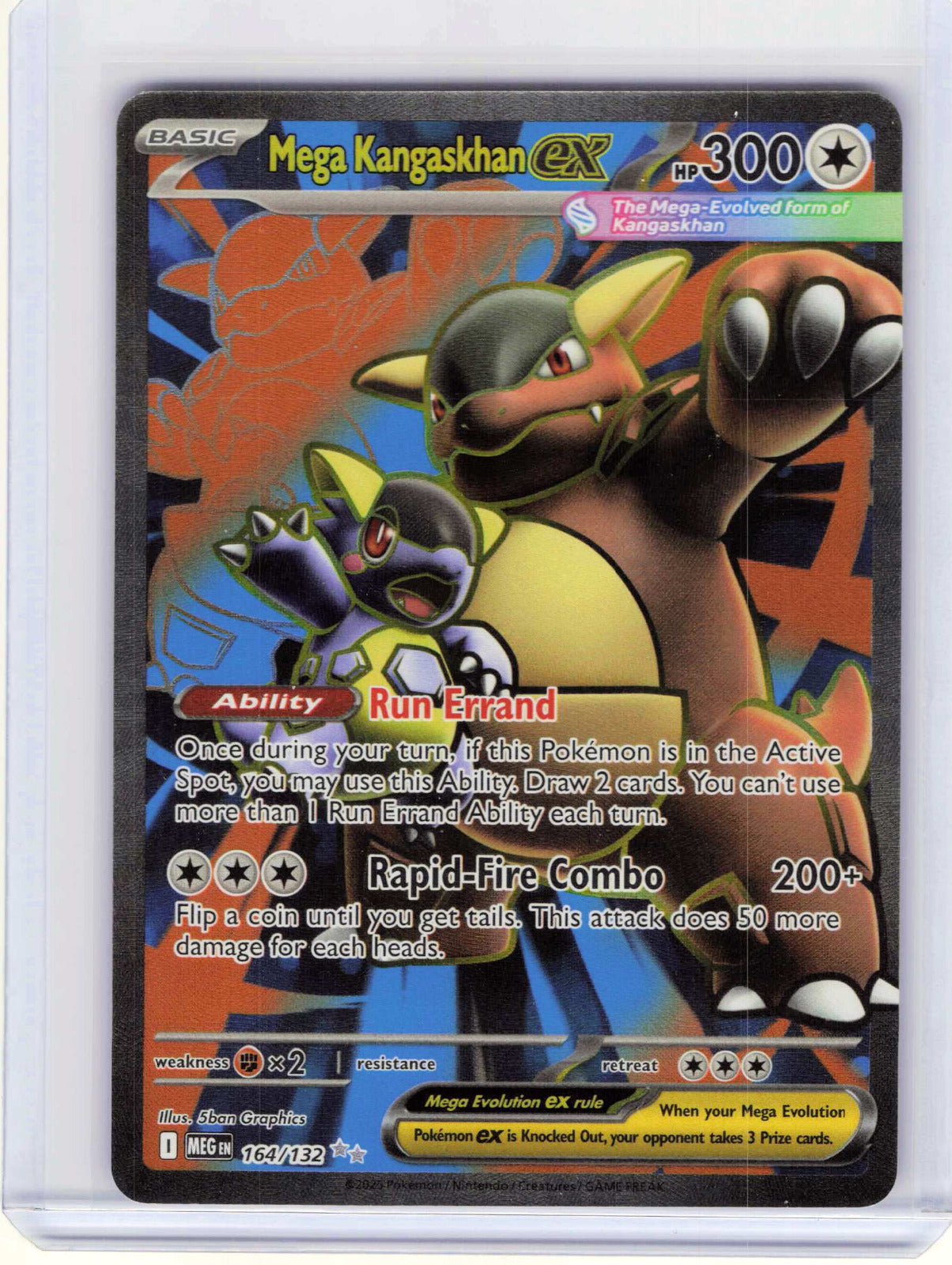 Mega Kangaskhan ex #164/132 Pokemon ME01: Mega Evolution