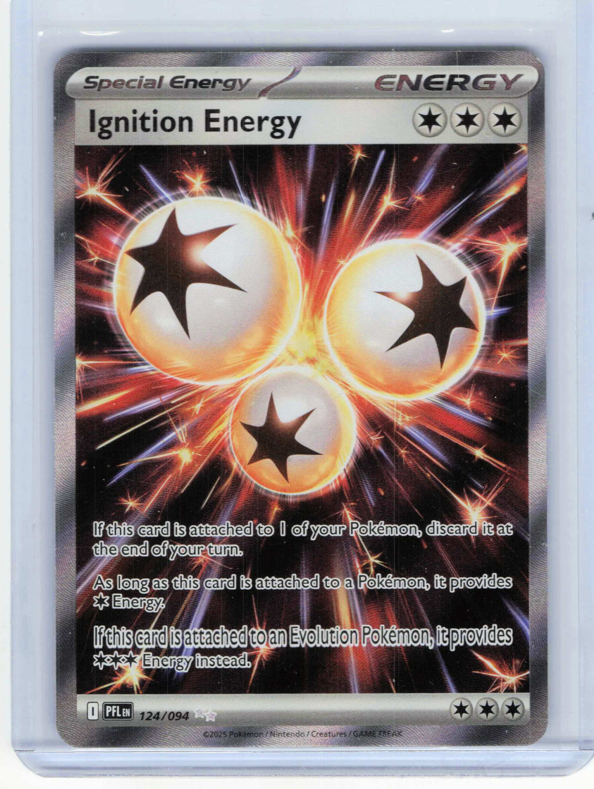 Ignition Energy #124/094 Holo Pokemon ME02: Phantasmal Flames