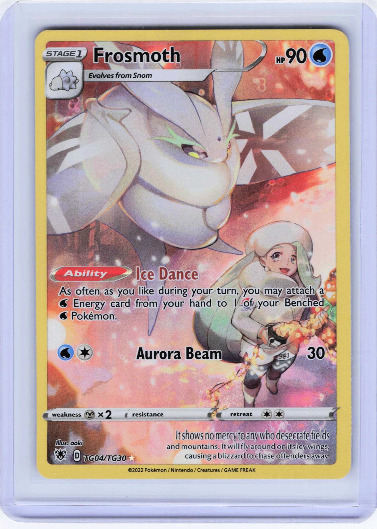 Frosmoth TG04/TG30 Ultra Rare SWSH10: Astral Radiance Trainer Gallery NM