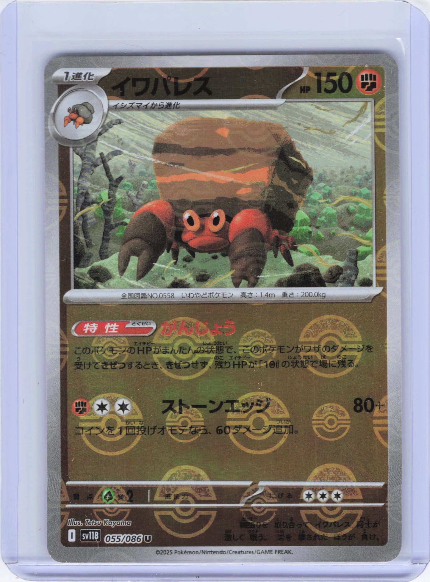 Crustle - (Poke Ball Pattern) 055/086 Uncommon SV11B: Black Bolt
