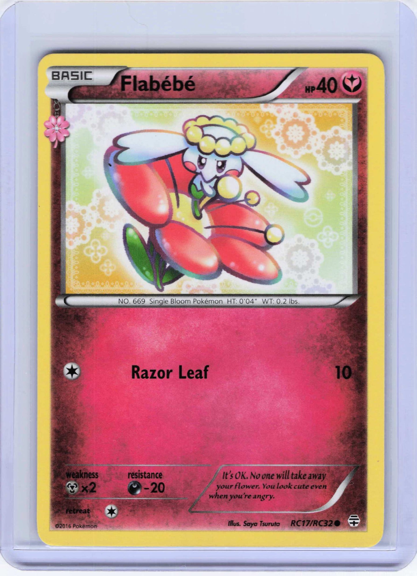 Flabebe RC17/RC32 Common Generations: Radiant Collection NM