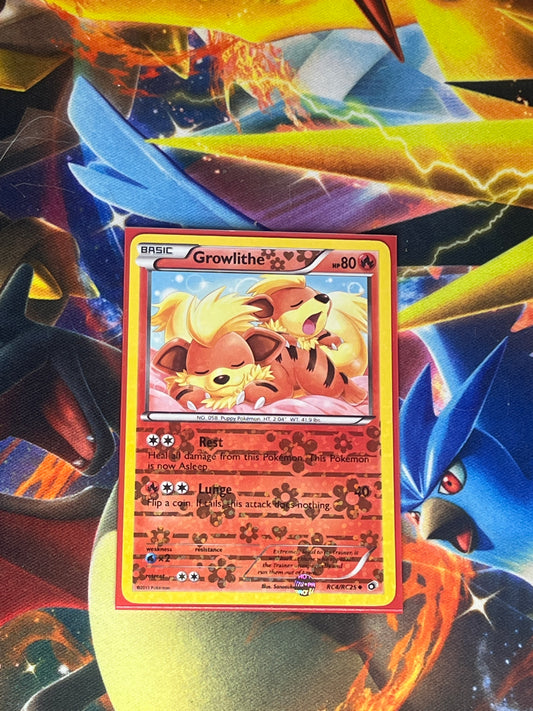 Growlithe #RC4 Pokemon Legendary Treasures