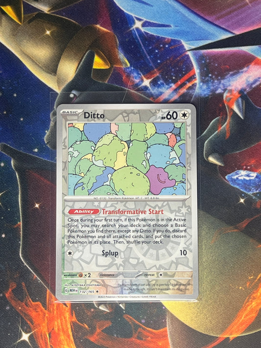 Ditto [Reverse Holo] #132 Pokemon Scarlet & Violet 151
