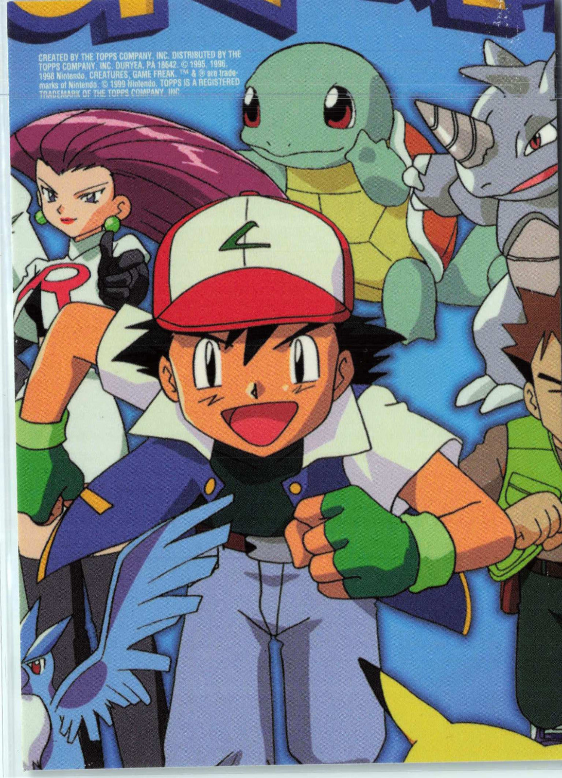 Jesse #TV9 Pokemon Topps Pokemon TV Animation Edition Series 1 (Back)