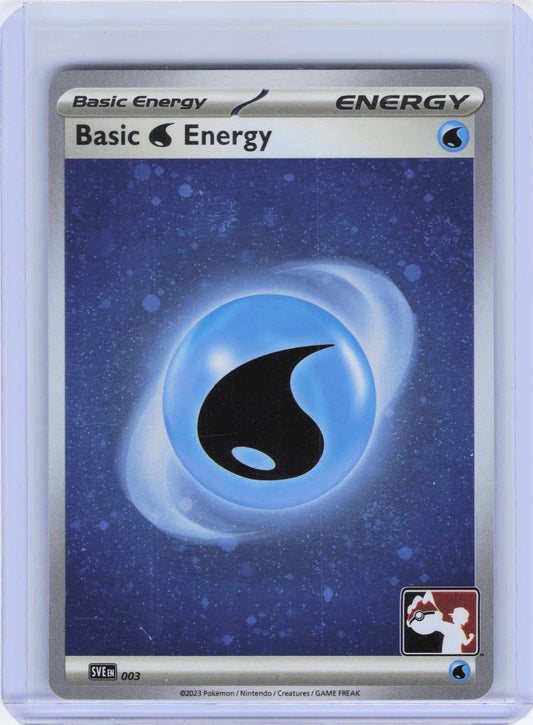 Basic Water Energy - (Cosmos Holo) 003, Holo, NM Condition, Pokemon Prize Pack Series Cards