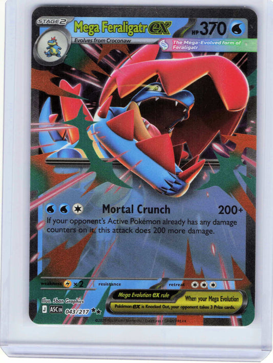 Mega Feraligatr ex #043/217 Pokemon ME: Ascended Heroes