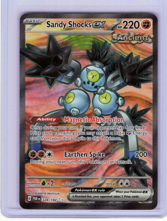 Sandy Shocks ex #228/182 Pokemon SV04: Paradox Rift