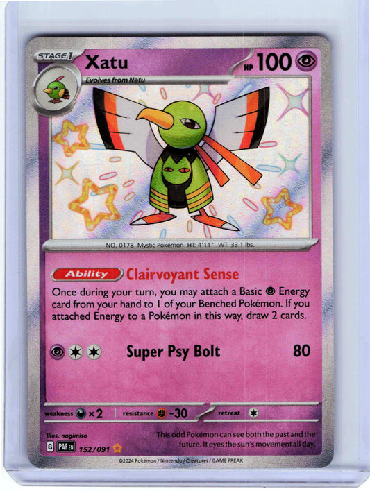 Xatu #152/091 Pokemon SV: Paldean Fates