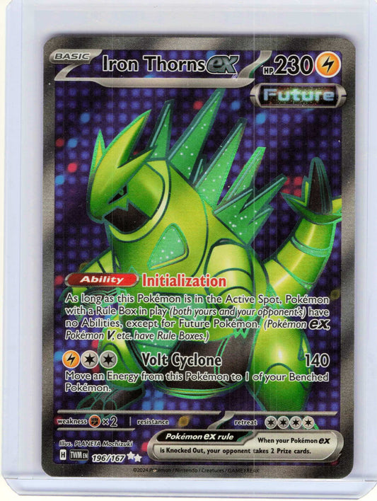 Iron Thorns ex #196/167 Pokemon SV06: Twilight Masquerade