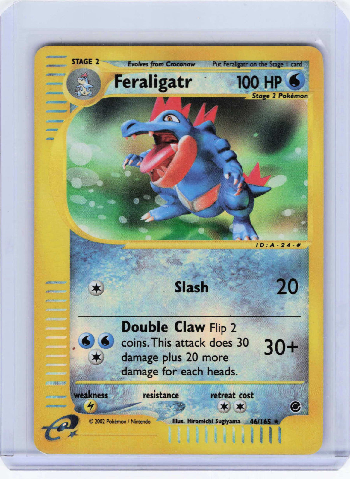 Feraligatr #046/165 Reverse Holo Pokemon Expedition