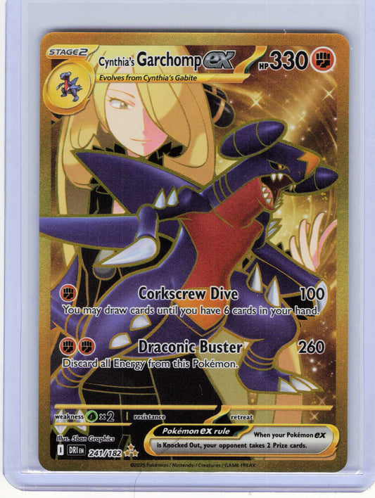 Cynthia's Garchomp ex - 241/182 Hyper Rare SV10: Destined Rivals
