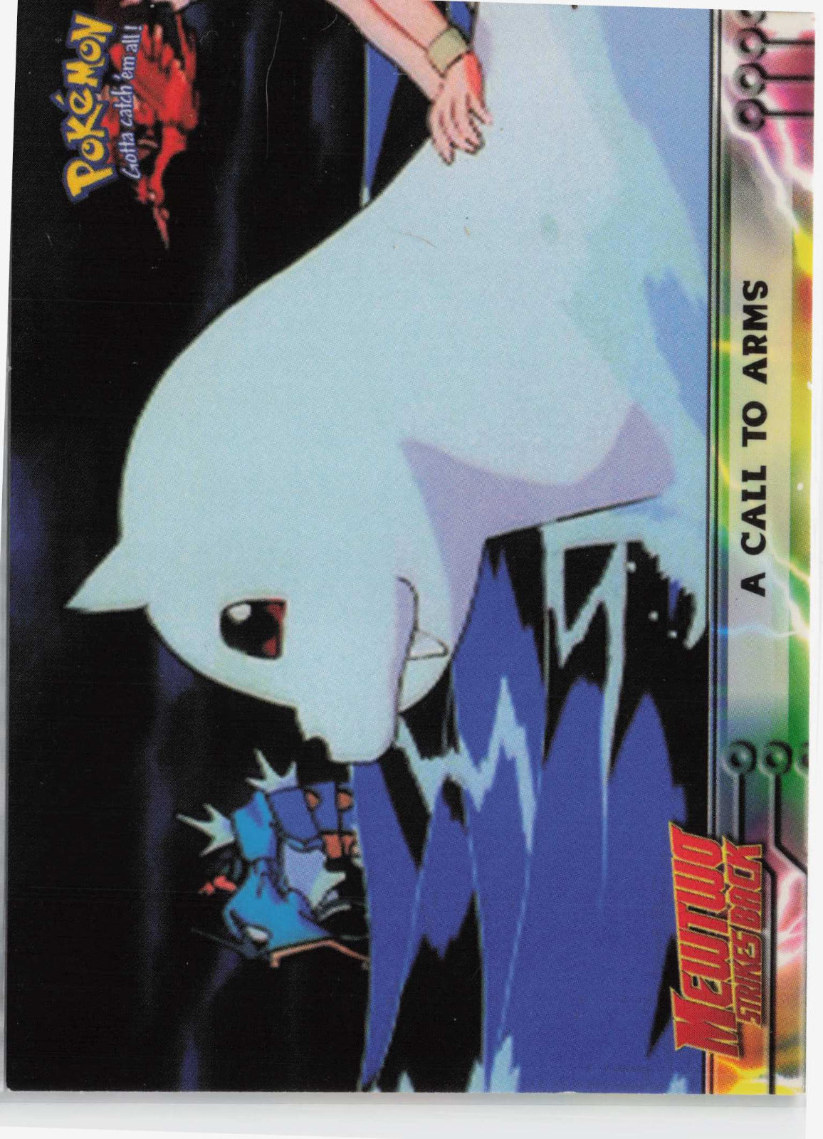 A Call to Arms #16 Blue Topps Logo Pokemon Topps MewTwo Strikes Back