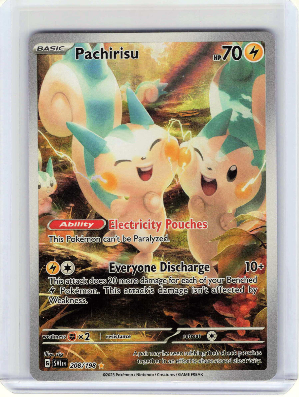 Pachirisu #208/198 Pokemon SV01: Scarlet & Violet Base Set
