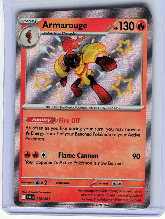 Armarouge #115 Pokemon Paldean Fates