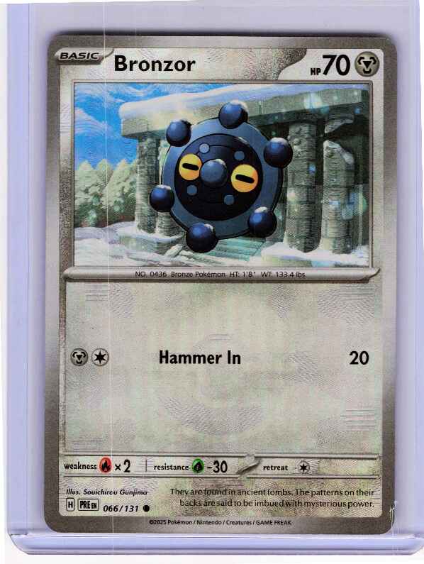 Bronzor [Poke Ball] #66 Pokemon Prismatic Evolutions