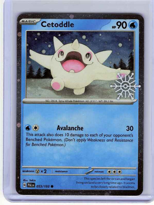 Cetoddle [Snowflake Stamp] #53 Pokemon Paldea Evolved