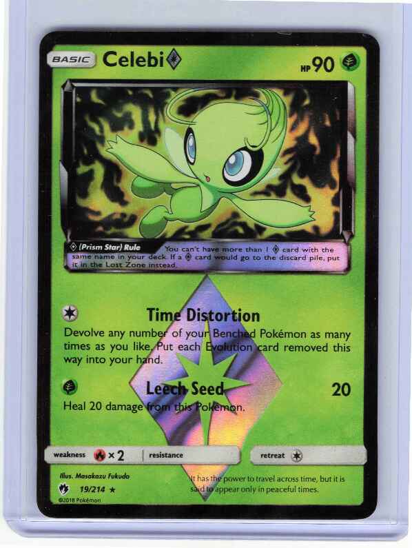 Celebi #19 Pokemon Lost Thunder