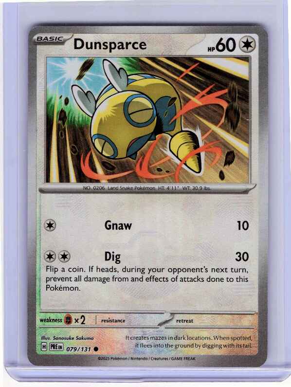 Dunsparce [Poke Ball] #79 Pokemon Prismatic Evolutions