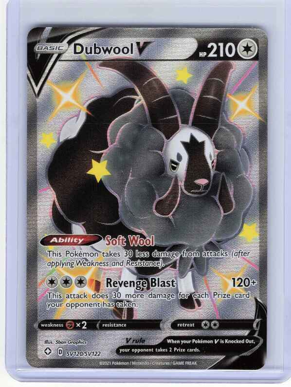 Dubwool V #SV120 Pokemon Shining Fates