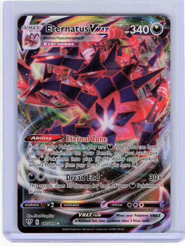 Eternatus VMAX #117 Pokemon Darkness Ablaze