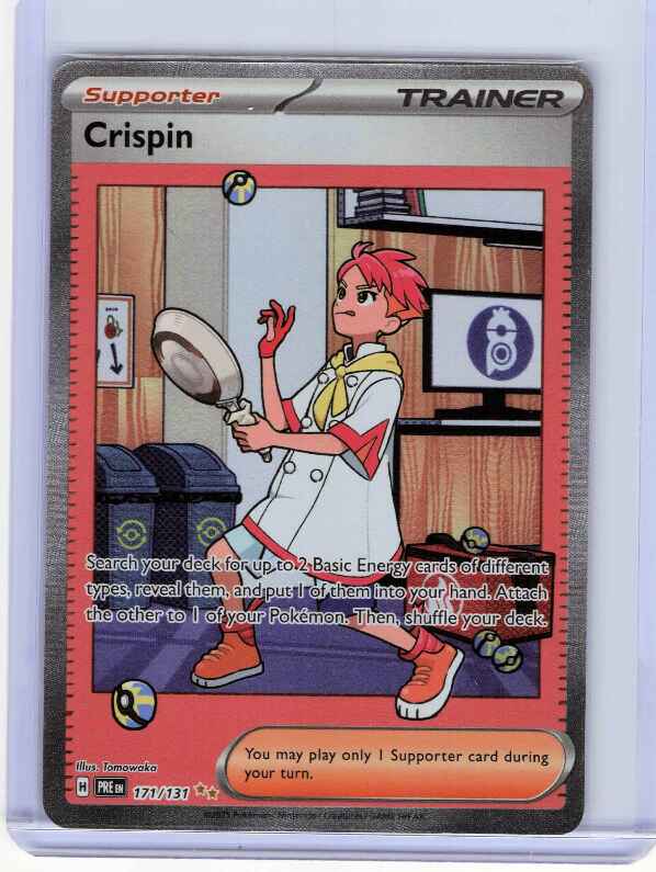 Crispin #171 Pokemon Prismatic Evolutions