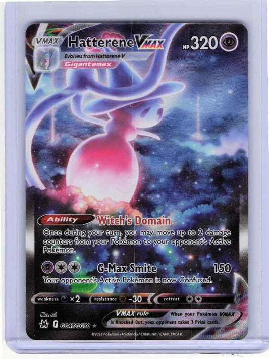 Hatterene VMAX #GG47 Pokemon Crown Zenith