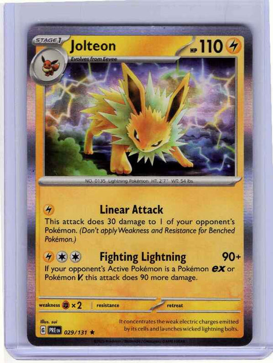 Jolteon #29 Pokemon Prismatic Evolutions