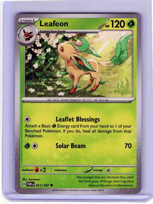Leafeon #11 Pokemon Twilight Masquerade