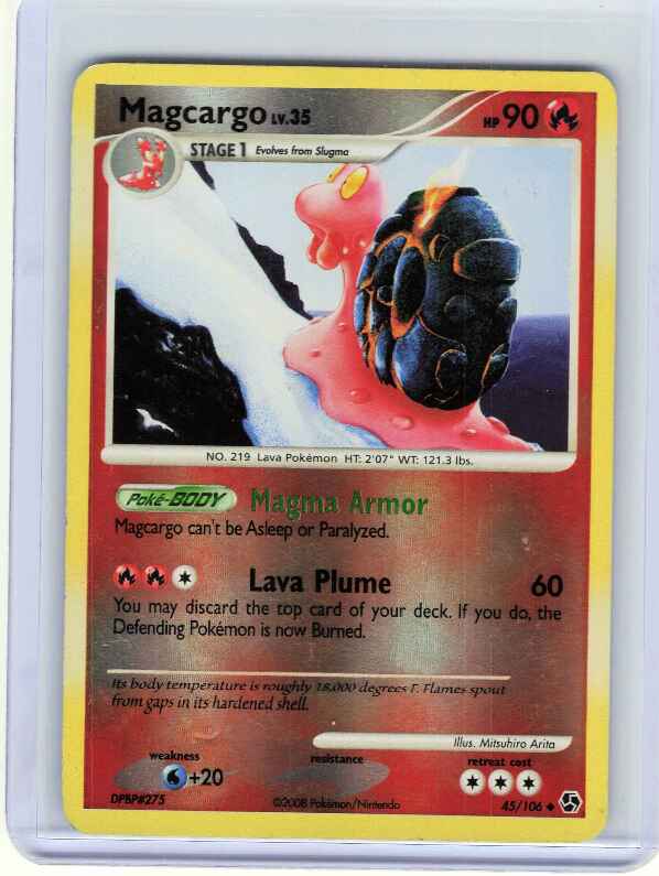Magcargo [Reverse Holo] #45 Pokemon Great Encounters