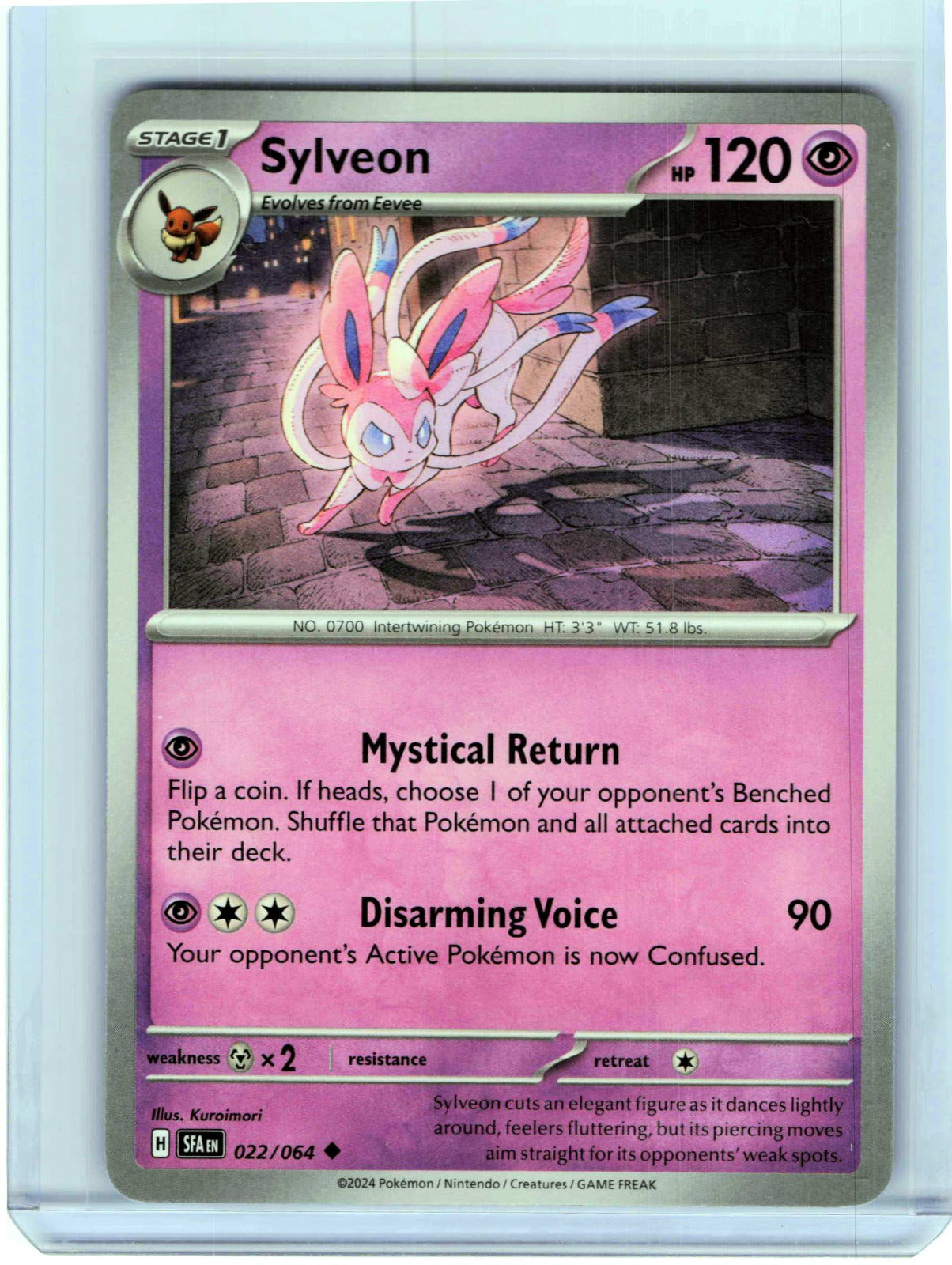 Sylveon #022/064 Pokemon SV: Shrouded Fable