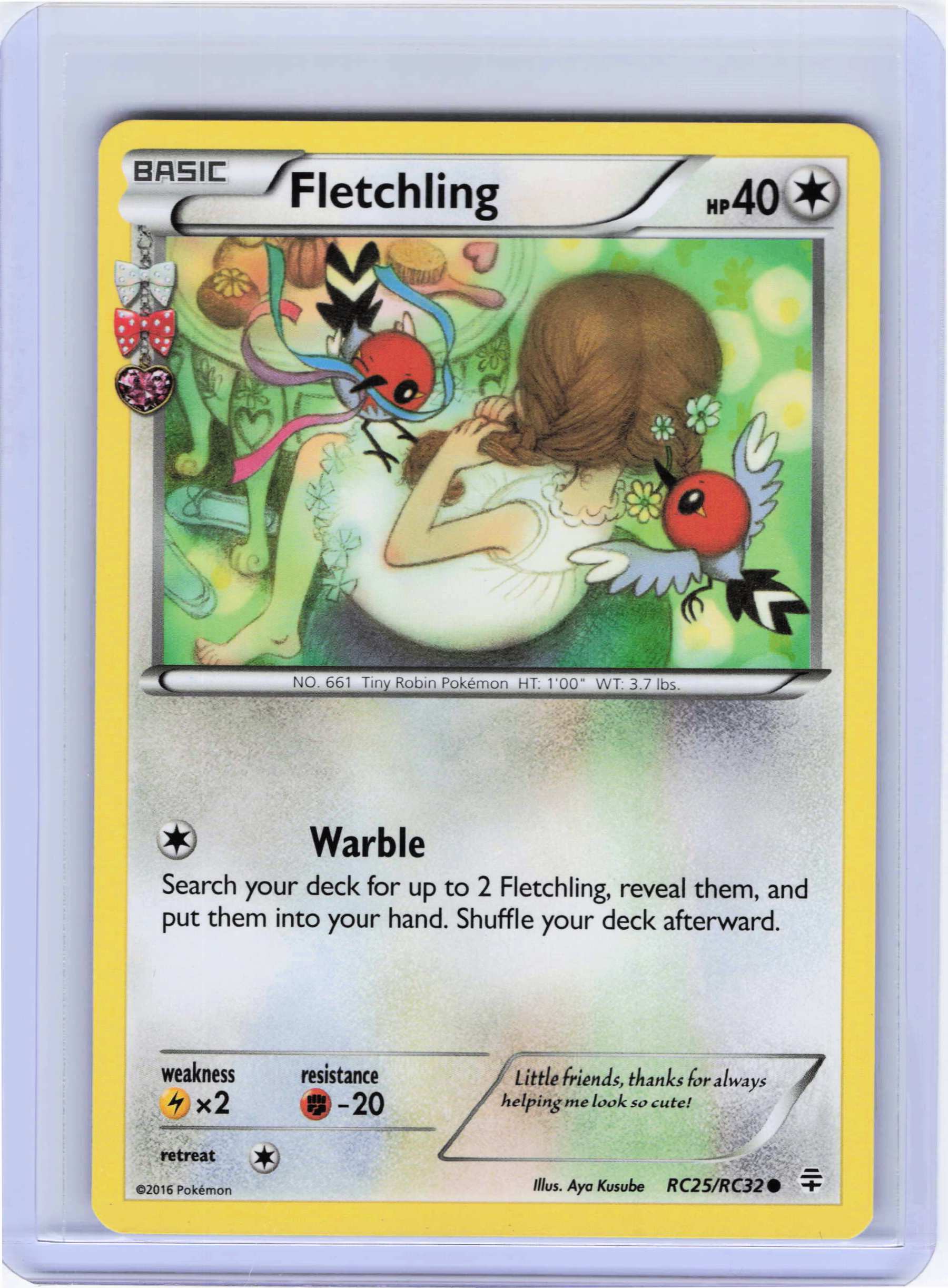 Fletchling RC25/RC32 Common Generations: Radiant Collection NM