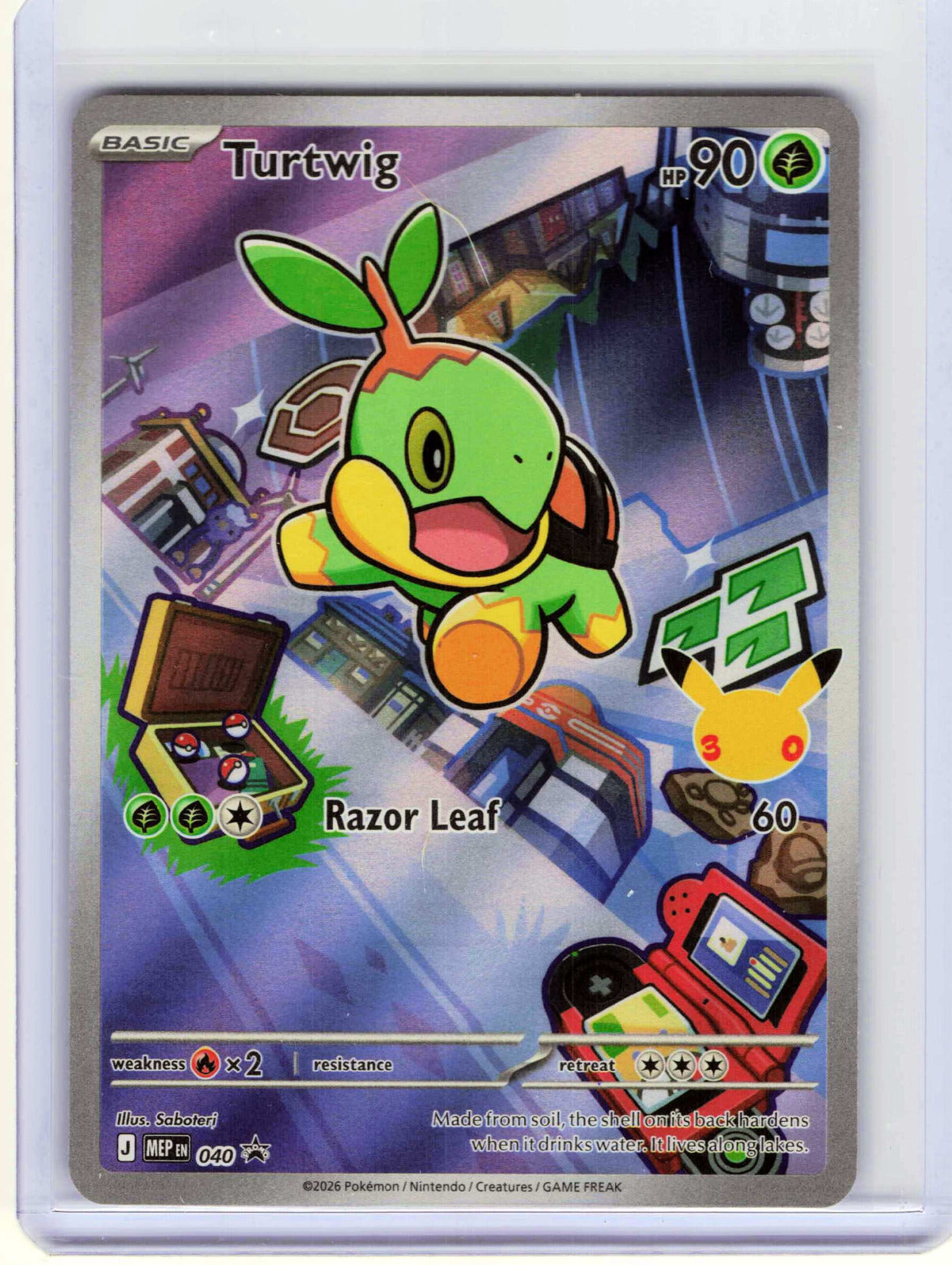Turtwig #040 Holo Pokemon ME: Mega Evolution Promo