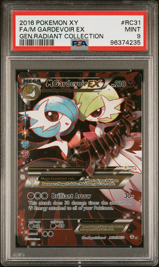 Fa/M Gardevoir Ex RC31 Pokemon Xy Generations Radiant Collection PSA 9