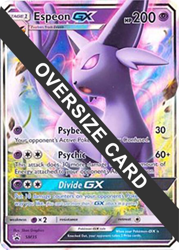 Espeon GX #SM35 Pokemon Sun & Moon Black Star Promos) Holo Pokemon Jumbo Cards