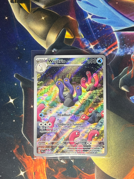 Wugtrio #224 Pokemon Paldean Fates