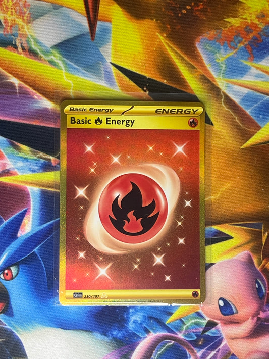 Fire Energy #230 Pokemon Obsidian Flames
