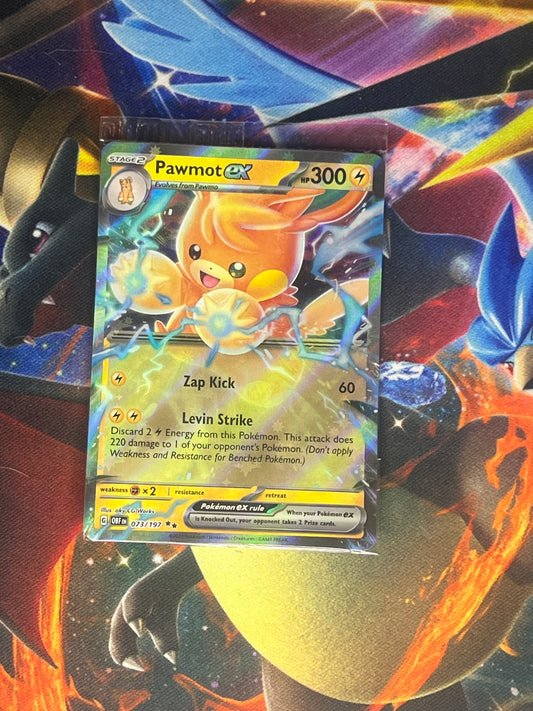 Pawmot Ex #73 Pokemon Obsidian Flames