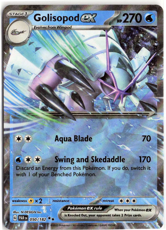 Golisopod ex #050/182 Pokemon SV04: Paradox Rift