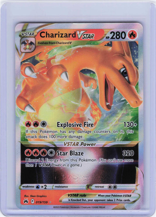 Charizard VSTAR #019/159 Holo Pokemon Crown Zenith