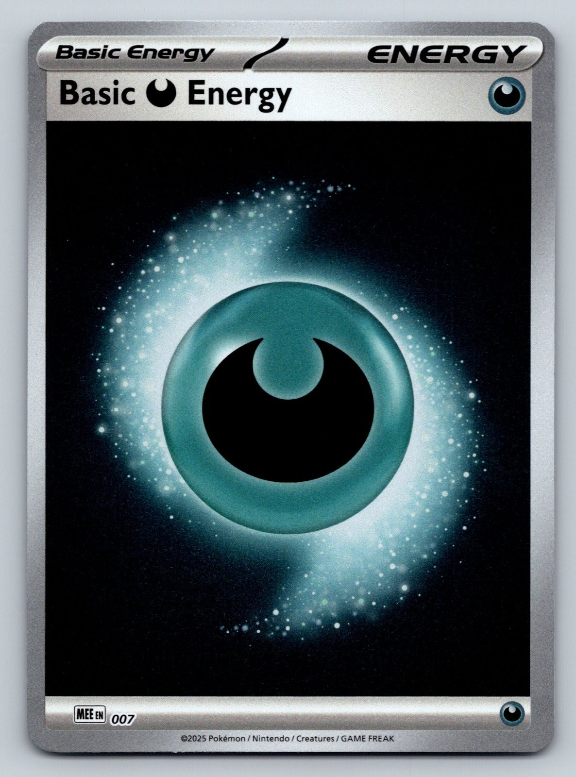 Basic Darkness Energy #007 Reverse Pokemon MEE: Mega Evolution Energies