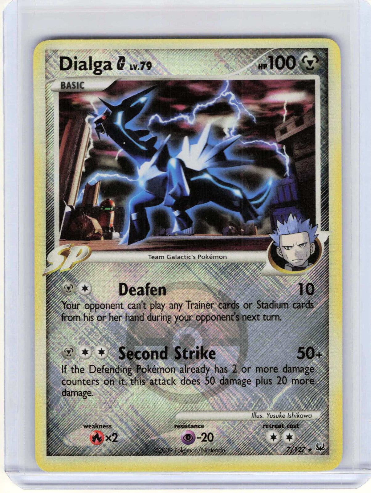 Dialga G 7/127 (League Promo) #007/127 Reverse Holo LP Pokemon League & Championship Cards
