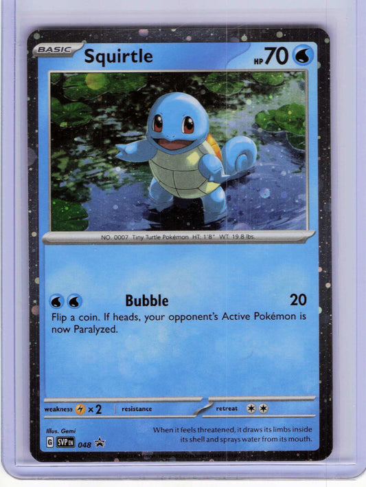Squirtle Cosmos Holo #048 Holo Pokemon SV: Scarlet & Violet Promo Cards