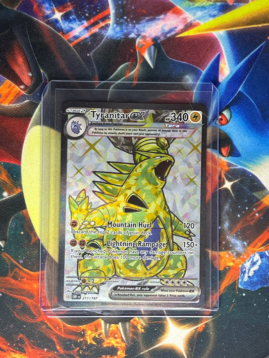 Tyranitar Ex #211 Pokemon Obsidian Flames